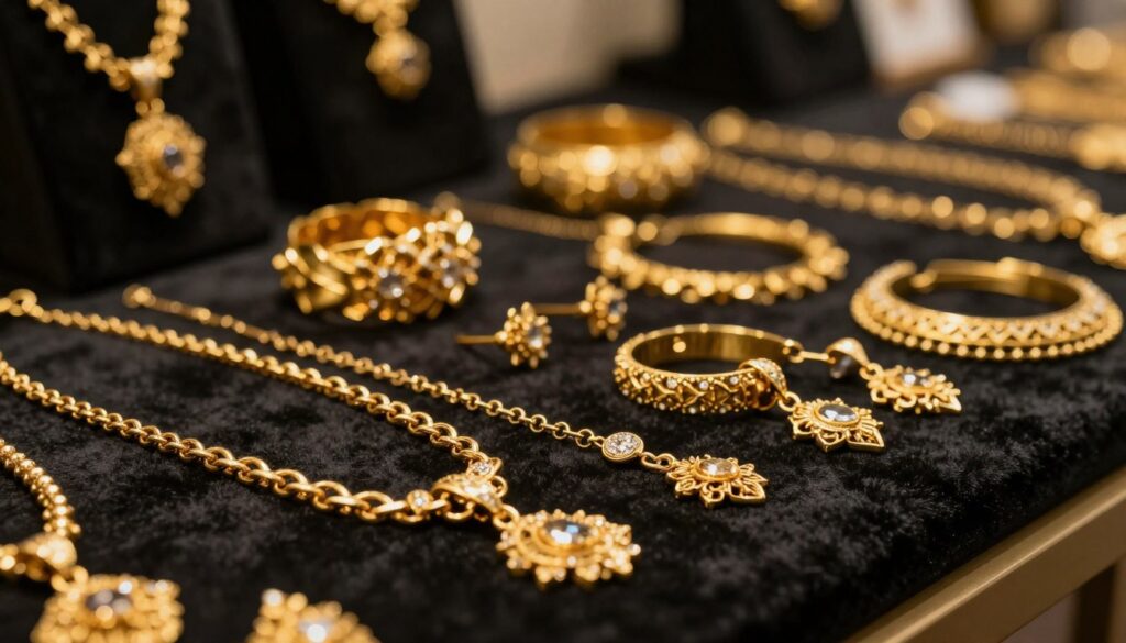gold plated jewellery